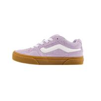Vans Caldrone Shock Absorbers Low Top Skateboard Shoes Women's Gray Purple Sneakers VN000CV5UUI 37