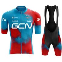 2026 GCN Dviračių Rinkinys Vyriškas Vasaros Plento Važiavimui Trumpomis Rankovėmis Dviratininko Maikutė MTB Kvėpuojantis Dviratininko Šortai su Petnešėlėmis Rinkinys S