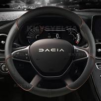 Mikropluošto odos automobilio vairo apdangalas Dacia Logan Sandero Duster Lodgy Jogger Dokker Spring 2017-2024 Automobilio priedai raudona