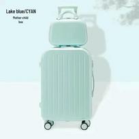 gotrip Sky Blue ABS Hardside Spinner Luggage Set 18-inch & 20-inch