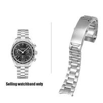 Tvirtas nerūdijančio plieno laikrodžio apyrankė 18mm 20mm 22mm Sidabrinė laikrodžio apyrankė omega dirželiui seamaster speedmaster planet ocean Apyrankė2027 20mm