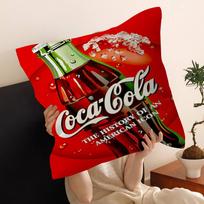 C-coca-cola Pillow Cover Design Cushion Cover Decor Holiday Decorati 30cmx30cm