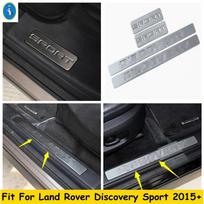 Šoninių durų slenksčių apsauga, slenkstuko apsauga, pasitinkamųjų pedalų apdailos dangtelis, skirtas Land Rover Discovery Sport 2015 - Priedai