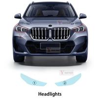 BMW X1 U11 M-SPORT -UP Automobilio apsauginė plėvelė Žibintų veidrodėlio plėvelė TPU Skaidri Anti-Scratch Lipdukas Transparent