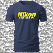 Nikon Profesionalios Kameros Logotipas Juokingi Marškinėliai S-5XL PAGAMINTA JAV Unisex Marškinėliai S