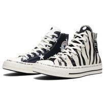 Brain Dead Chuck x Converse Chuck Taylor All Star 70 Chuck Taylor All Star Comfortable Casual High-top Canvas Shoes Unisex Zebra 42.5