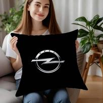 O-OpelsS Automobilio Logotipo Pagalvės Užvalkalas Pliušinis Audinys Minkštas Pagalvės Užvalkalas Dvipusis Spausdinimas Pagalvės Užvalkalas Namų Dovana 12x12Inch