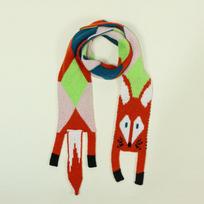 Chic 2025 Fox Plush Scarf for Women - Fluffy Cartoon Neck Warmer 160*11 CM