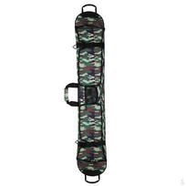 Aukščiausios kokybės snieglentės dėklas, atsparus vandeniui, su peties dirželiu, reguliuojamas snieglenčių transportavimui 155cm_Green Double Straps