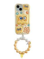 3D mielas animacinis Kempiniukas Patrikas sulankstomas laikiklis minkštas guminis silikoninis telefono dėklas, skirtas iPhone 16 15 14 13 12 Pro Max 11 su laikiklio dangteliu iPhone 12