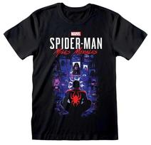 Spider-Man Miles Morales City Overwatch T-Shirt Size S-5XL Unisex T-Shirt M