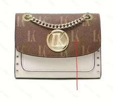 Premium Leather Small Bag, Women's New Counter Chain Crossbody Bag