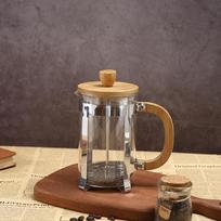 350/600ML Kelioninis prancūziškas kavos aparatas su filtru, borosilikatinis stiklas, karščiui atsparus, apsaugotas nuo nudegimo rankena, arbatinukui, espresui