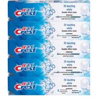 Crest 3D White Dvigubo veikimo balinantis dantų pastos (5-Paketas)