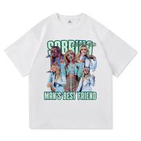 Sabrina Carpenter Man's Best Friend TShirt Album Men Women Clothing Harajuku Manchild High Quality Tops Cotton TShirts S