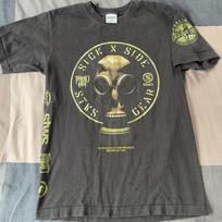 Psycho Realm X Streetwise Vyriškas dydis M Galinės grafikos su defektais Grunge Unisex Marškinėliai M