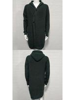 2025 Autumn/Winter Men's Hooded Knit Cardigan Jacket L armijos žalia spalva