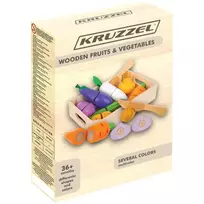 Medinis daržovių pjaustymo rinkinys - Kruzzel