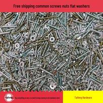 Pasidaryk pats rinkinys: Varžtai, veržlės, varžtai, dangteliai, apvalios galvutės varžtai, plokšti poveržlės buities remontui M3 M4 M5 M6 Screws, 0.5 Jin
