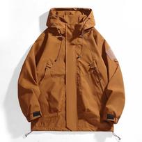 Men's & Women's Waterproof Windbreaker Jacket for Spring & Autumn S vermiliono raudona spalva