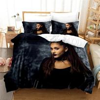 Ariana Grande Fashion Pop Singer Bedding Set Bedroom Soft Modern Bedspreads Comefortable Kids Duvet Cover Quilt Cover Pillowcase 70x133cm 3pcs