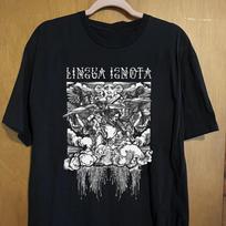 LINGUA IGNOTA Angel Tour Black Cotton  FUll Size S-5XL Unisex T-Shirt M
