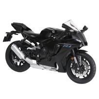 1:12 Yamaha YZFR1 Aliuminio Lieto Motociklo Modelis Žaislinė Transporto Priemonė Kolekcija Garsas ir Šviesa Visureigis Autociklas Berniukų Žaislai Automobilis juoda