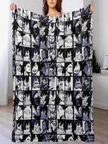 Naujas Aizawa Shota koliažinis pledas Antklodė Sunkus Miegui Plaukai Sofos Pledai 75X95CM pilka spalva