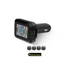 TY09 TPMS Padangų slėgio stebėjimo sistema su automobilinio žiebtuvėlio adapteriu English Version