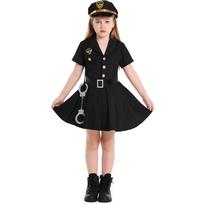 Helovino Cosplay Policininko Uniforma Mergaitėms Vaikams Paaugliams 3-14 m. Helovino Šventės Vaidmenų Žaidimo Kostiumai Naujas XL(height 150-165cm)