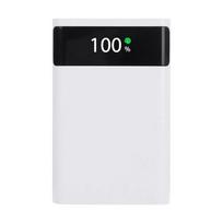 18650 Baterijos Pasidaryk Pats Power Bank Dėklas Įkrovimo Sandėliavimo Dėžutė 25W Dvigubas USB Tipo C Baterijos Laikiklio Dėžutė PD QC3.0 Greitas Įkrovimas Išmaniajam Telefonui juoda