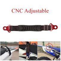 280-515mm Adjustable Motorcycle Dirt Bike Rear Rescue Pull Strap Sling Belt Rope