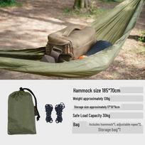 Portable Outdoor Hammock: Compact, Easy Setup for Hiking, Mountaineering, Cycling, and Camping