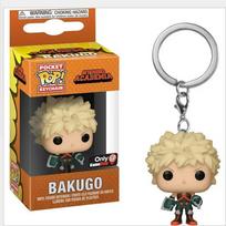 Funko Pop Raktų pakabukas Žaislas My Hero Academia Bakugo