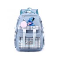 Naujas vaikų Lilo ir Stitch kuprinė, studento rankinė, kelioninė krepšys nešiojamam kompiuteriui, dovanos rožinė