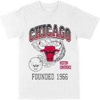 NBA Čikagos Bulls Įkurtas 1966 m. Balti marškinėliai S balta