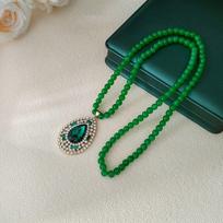 Elegant Chinese Ethnic Necklace: Long Sweater Chain for Women's Autumn/Winter Fashion - Versatile Pendant Accessory