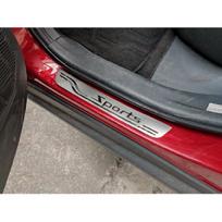 For Dodge Durango Accessories Stainless Steel Door Sill Guard Protector Panel 23