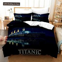 Titanikas Jackas ir Rose Patalynės Komplektas Antklodės Užvalkalų Rinkiniai Antklodė Lova Karalienės Karaliaus Vienvietė Dydis Dropship 70x133cm 3pcs