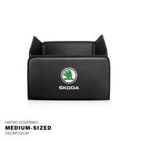 Automobilio odinis organizatoriaus krepšys Sulankstoma kelioninė laikymo dėžutė Skoda Octavia Rapid Fabia Superb Yeti Kodiaq Kamiq Karoq Derivati Scala B-S