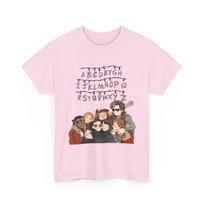 Marškinėliai Stranger Things raidės Susitikimas 100% medvilnė + spalvos dydžiai S-XL++ unisex S