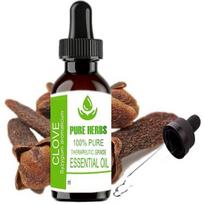 Pure Herbs Gvazdikėlis (Syzygium Aromaticum) Grynas ir natūralus terapinės klasės eterinis aliejus, plastikas su lašintuvu 10ml