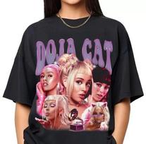 Doja Cat juodi marškinėliai Medvilniniai Visi dydžiai S-345XL - Unisex T-shirt L pink
