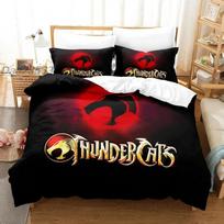 Thundercats Patalynės Komplektas Viengulis Twin Pilnas Queen King Dydžio Lovos Komplektas Suaugusių Berniukų Miegamojo Antklodės Užvalkalų Rinkiniai 3D Spausdinimo Anime Paklodės Rinkinys EU Single(135*200cm)3pcs