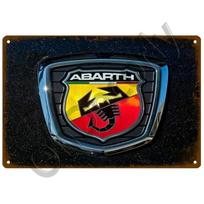 FIAT Garažo Baras Metalinis Ženklas, Automobilių Prekės Ženklo Sienų Dekoras 20x30cm
