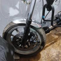 Motociklo priekinis purvasaugis Forharley Touring Chopper Bobber Motociklo priedai sidabras