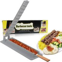 Kebabų gamintojo liejimo forma, plastikinė kebabų gamintojo preso kepsninės mėsos iešmelių rankinė kebabų gaminimo priemonė, plastikinė kebabų preso liejimo forma