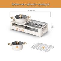 Korean-Style Multi-functional Electric Hot Pot & BBQ Grill