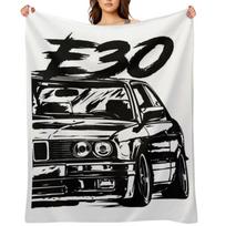E30 Dirty Style T-Shirt Throw Blanket Soft Luxury Throw Designers Beach Blankets 30x40in