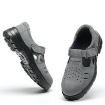Aige Summer Breathable Safety Work Sandals juoda mikropluošto spalva